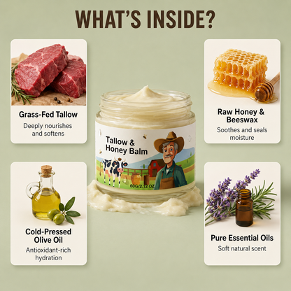 Tallow Honey Face Balm