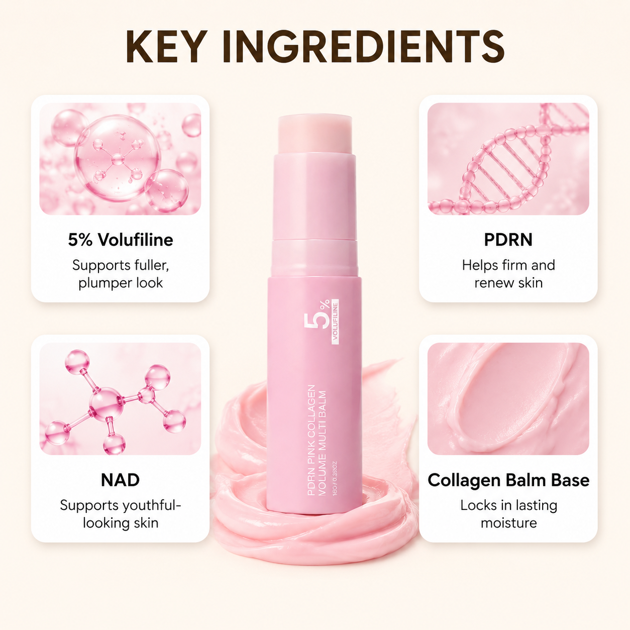 Plumira - Collagen Moisturizing Stick