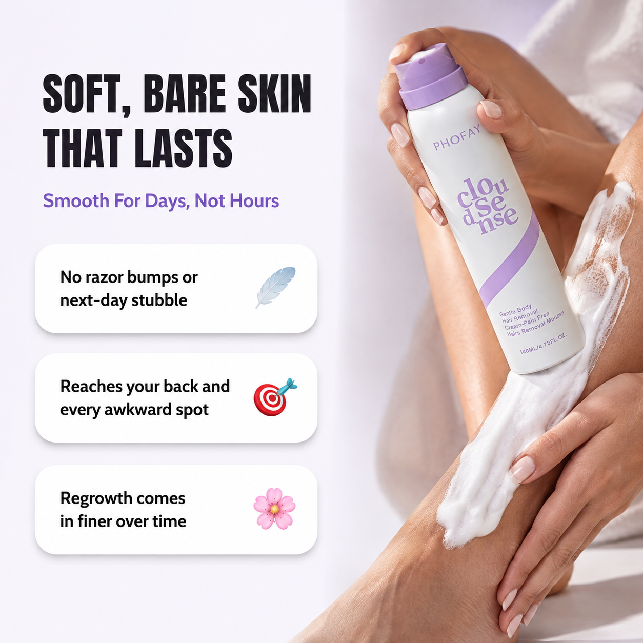 CloudSense Hair Removal Mousse